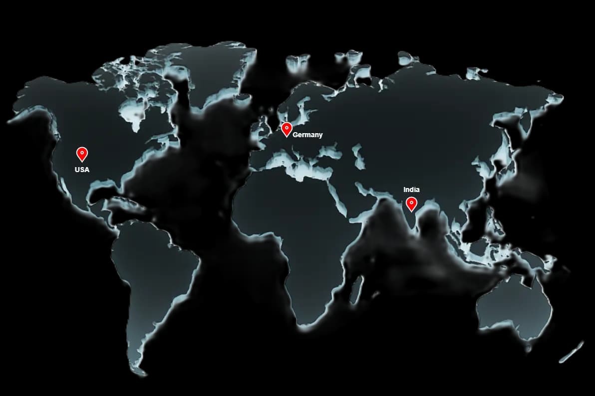 Tismo in world map